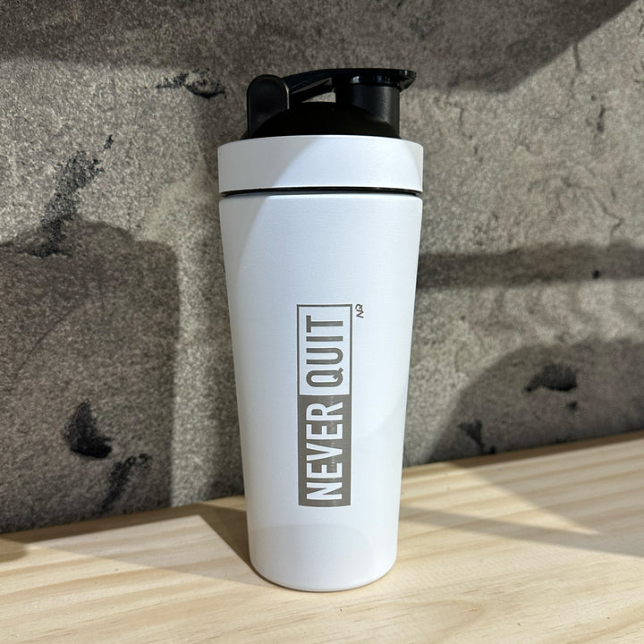 NEVER QUIT Stainless Steel Shaker