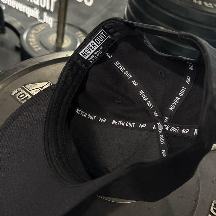 NQ Snap Back Cap - Black/White
