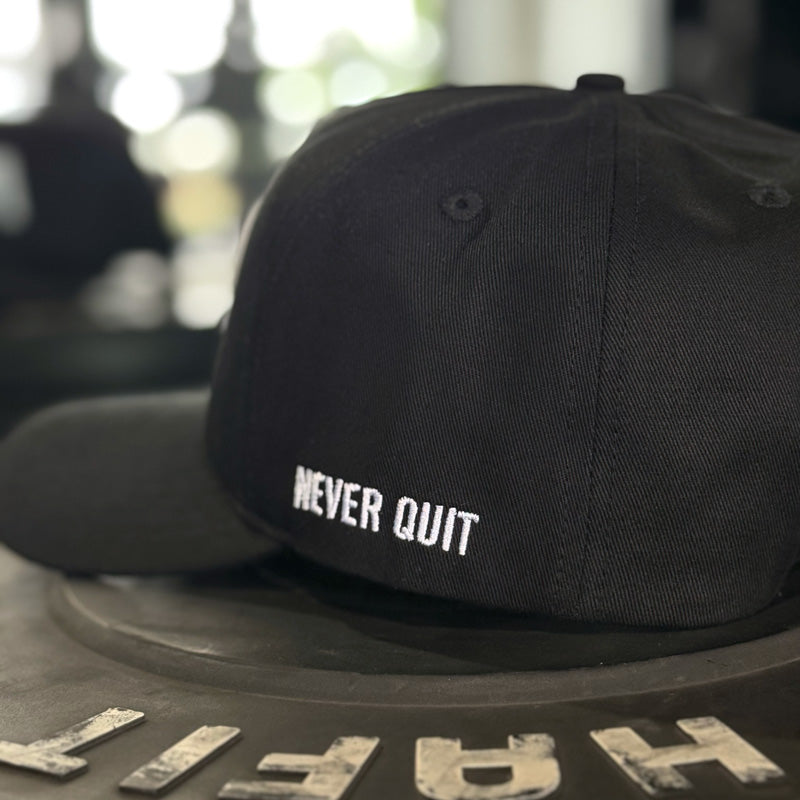 NQ Snap Back Cap - Black/White