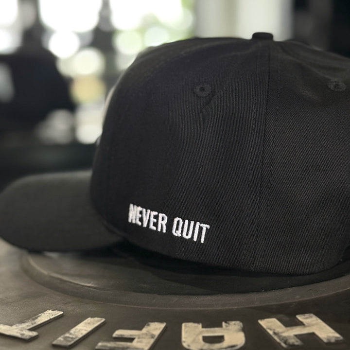 NQ Snap Back Cap - Black/White