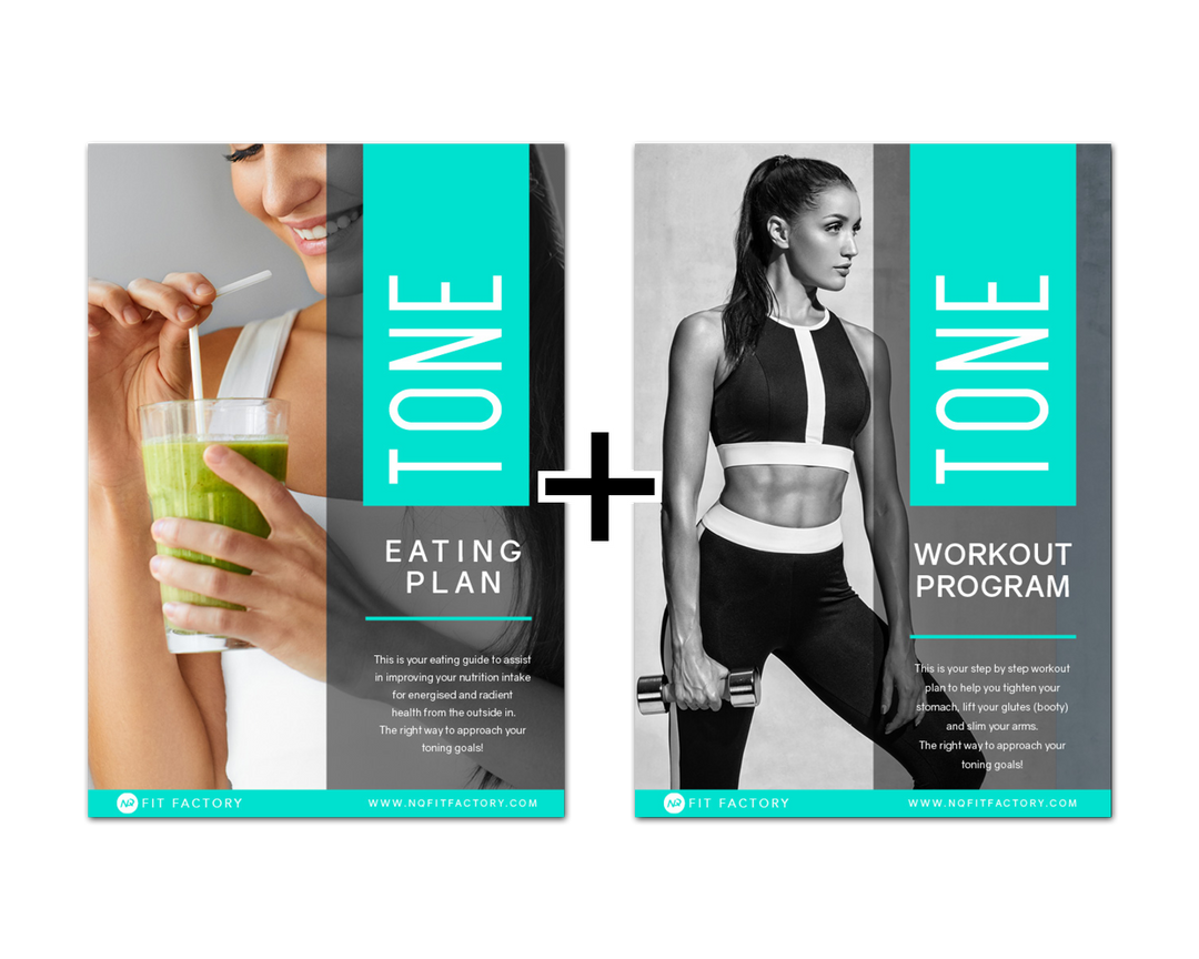 TONE PACK - WORKOUT AND EATING PLANS